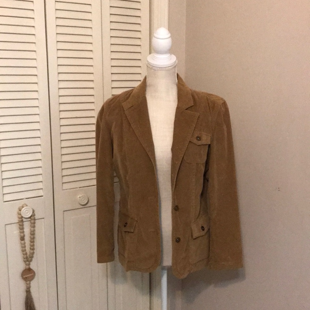 Womens Eddie Bauer corduroy blazer size 2.